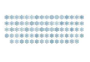 26 Christmas Snow Flakes embroidery designs bx (compatible with 17 machine file formats), dst, exp, pes, jef and xxx, Sizes 1, 1.5, 2 inches