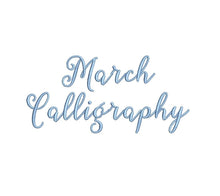March Calligraphy ESA Font