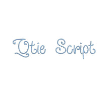 Qtie Script ESA Font