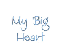 My Big Heart ESA Font