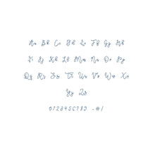 Hilary Chain Stitch ESA font
