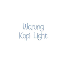 Warung Kopi Light Chain Stitch ESA font