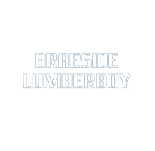Braeside Lumberboy Bean Stitch Outline ESA font
