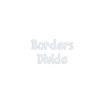 Borders Divide bean stitch outline ESA machine embroidery font alphabet preview