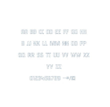 Braeside Lumberboy Bean Stitch Outline ESA font