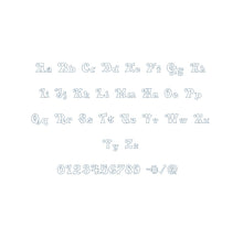 Delta Hey Max Nine Bean Stitch Outline ESA font