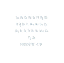 Just Tell Me What Bean Outline ESA font