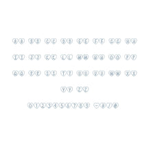 Love is Awesome 2 Bean Outline ESA font