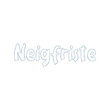 Neigfriste Bean Outline ESA font