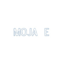 Moja E Bean Outline ESA font