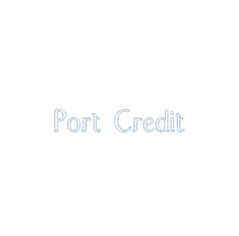 Port Credit Bean Outline ESA font