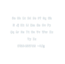 Overload Bean Outline ESA font