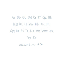 Port Credit Bean Outline ESA font