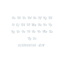 Sloe Gin Rickey Bean Outline ESA font