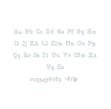Rina Bean Outline ESA font