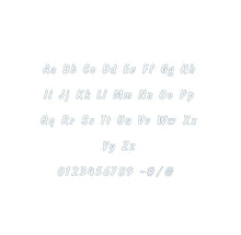 Salsbury Bean Outline ESA font