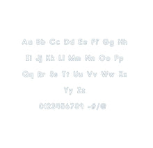 Report Bean Outline ESA font