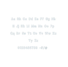 Scheme Bean Outline ESA font