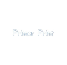 Primer Print Bean Outline ESA font