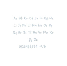 Spring Is Coming Bean Outline ESA font