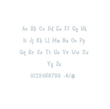 Sri Muliyo Bean Outline ESA font