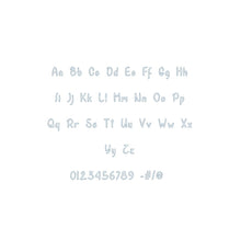 Summer In December Bean Stitch Outline ESA font