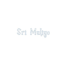 Sri Muliyo Bean Outline ESA font