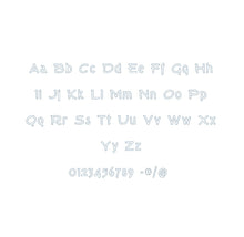 Tork Bean Stitch Outline ESA font