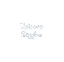 Unicorn Giggles Bean Stitch Outline ESA font