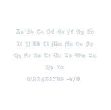 Vinque Bean Stitch Outline ESA font