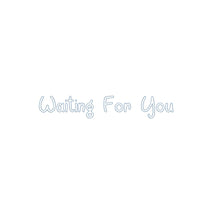 Waiting For You Bean Stitch Outline ESA font