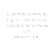 Winthorpe™ Bean Stitch Outline ESA font