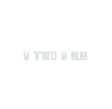 Y Two K Bug Bean Outline ESA font