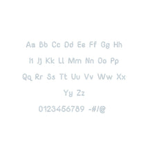 Yaahowu Bean Stitch Outline ESA font