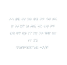 Youre Gone Bean Outline ESA font