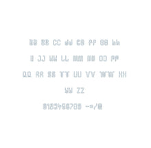 Y Two K Bug Bean Outline ESA font