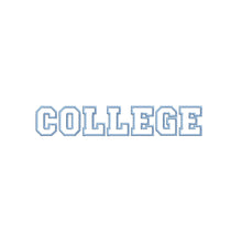 College Outline ESA font