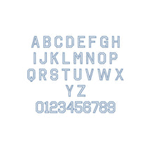 Octin College 2 Outline ESA font
