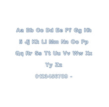 Round Block Outline ESA font