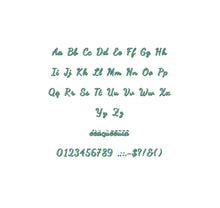 Bolero Script Shadow ESA font
