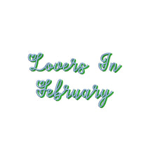 Lovers In February Shadow ESA font