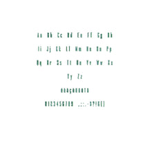 Tall Block Shadow ESA font