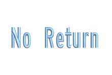 No Return ESA Font