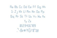Liquid Crystal Display ESA Font