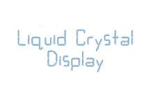 Liquid Crystal Display ESA Font
