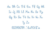 Scripted Serenity ESA Font