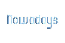 Nowadays ESA Font