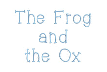 The Frog And The Ox Medium ESA Font