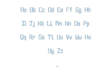 Square Block ESA Font