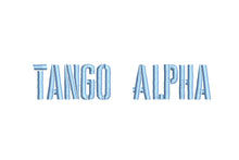 TANGO ALPHA ESA Font